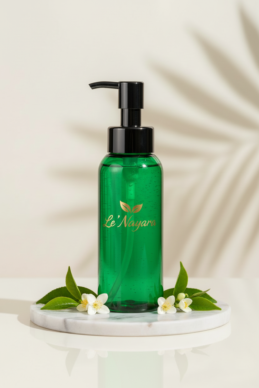 Le' Nayara Luxury Organic Hair Cleanser - Peacock Green